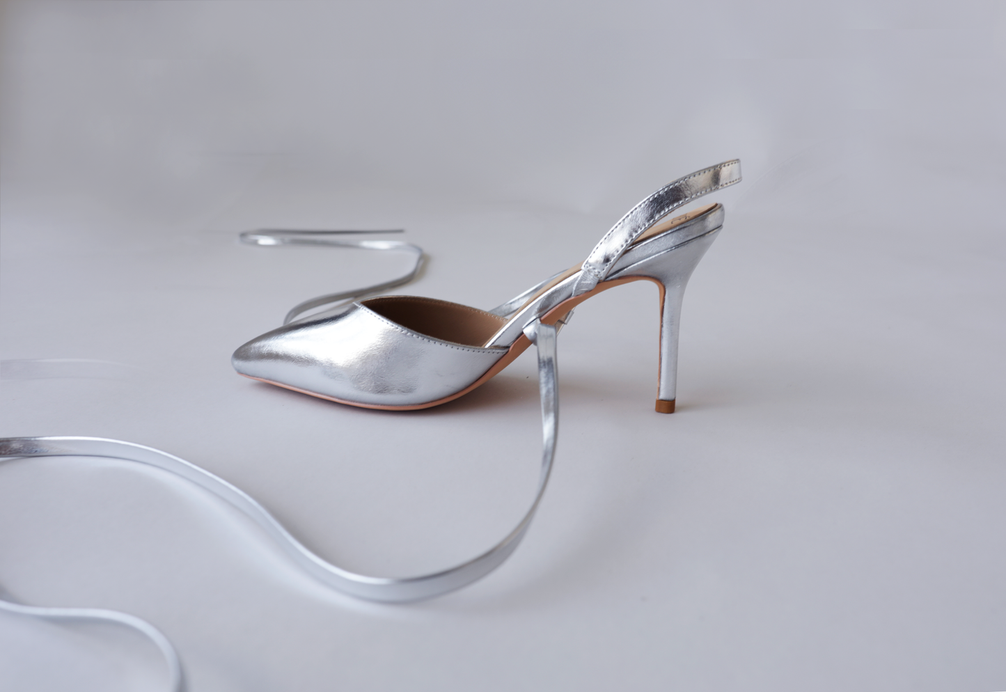 Pointe Pumps - Silver