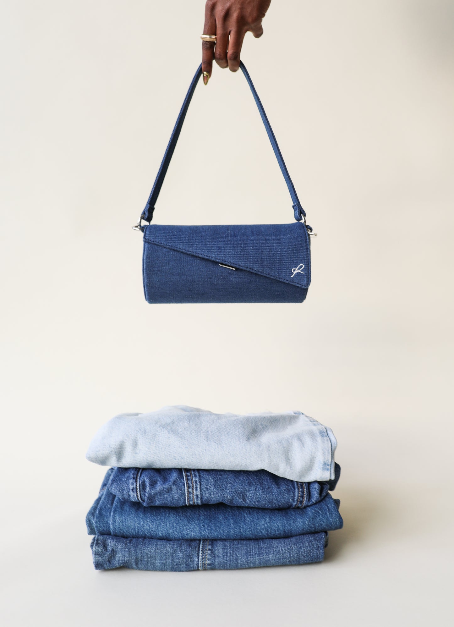 Cerène Tube Bag - Denim